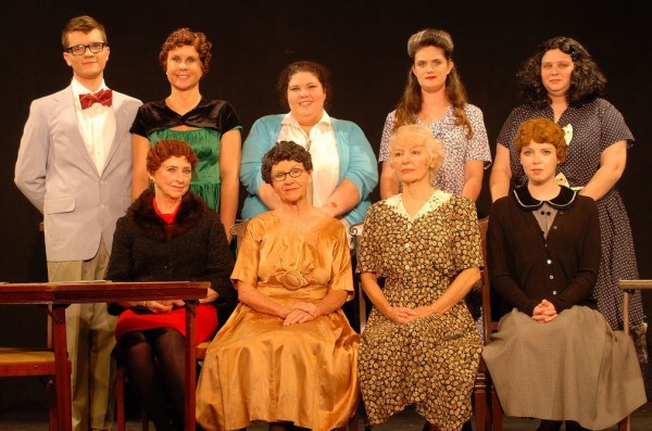 The cast of "The Octette Bridge Club."