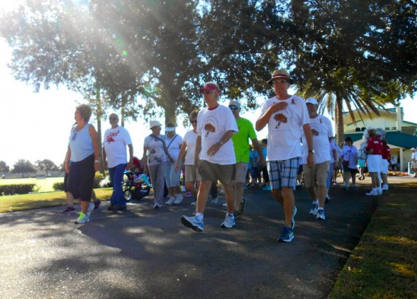 Participants in the Village Angels Autism Walk.
