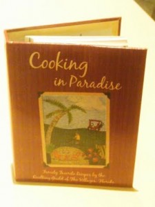 The Cooking in Paradise cookbook.