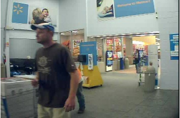 This man is suspected in a theft at Wal-Mart in Summerfield.