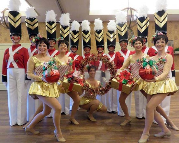 The "Christmas Spectacular" dancers