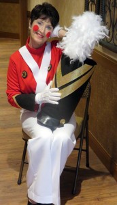 Linda Berthiaume serves as dance captain of "Christmas Spectacular."