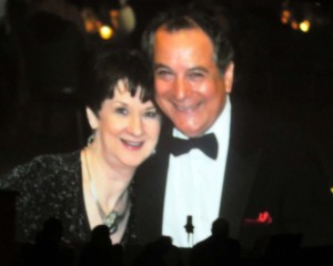 Oscar Feliu and wife Bobbye in a video at his memorial.