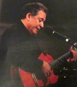 The image of Oscar Feliu graced the program for the memorial service.