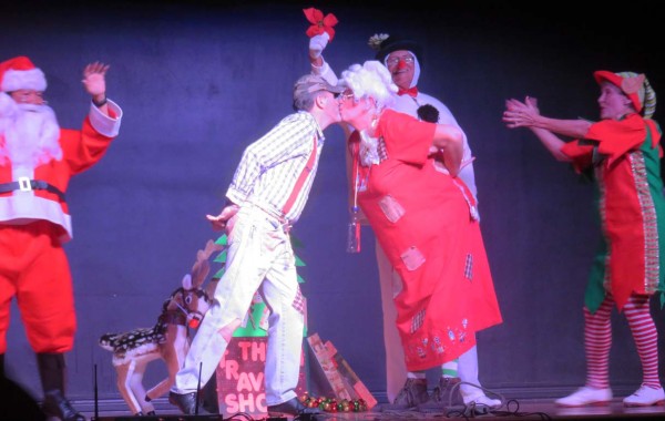 The Travelin' Shoes Cloggers do "Grandma Got Run Over by a Reindeer."