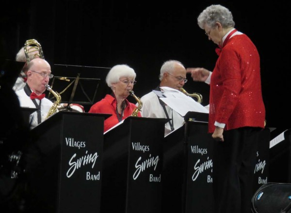 Jean Butler leads The Villages Swing Band.