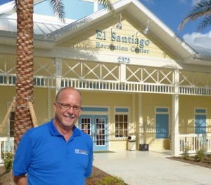 John Rohan outside El Santiago Recreation Center.