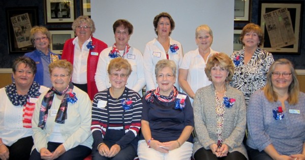 Seated, from left, are Linda Moore, Janet Alister, Gail Gunning, Anne Williams, Shannon Smith, Diane Crilley. Standing, from left, are:  Dianne Clemmons, Claudia Jacques, Linda Koste, Margie Hughes, Connie Price, and Suzanne Dryer.