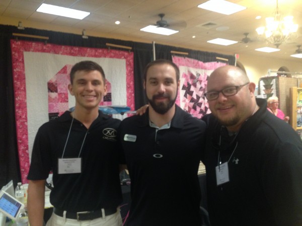 Travis Morris, Dylan Schwalier, & Brian Jordan of Martelli Cutting Systems, Pensacola
