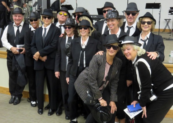 Blues Brothers Tribute fans dress like their heroes.