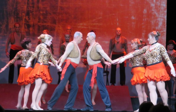 Chip and Phip Fuller, center along with Evolution Dance on Bolero