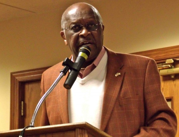 Herman Cain speaks Tuesday afternoon in The Villages.
