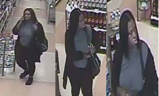 Wildwood police are seeking information about this woman who was captured on video at Publix Liquor Store at Grand Traverse Plaza.