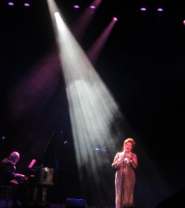 Renee Lawless sings from "Beauty and the Beast."