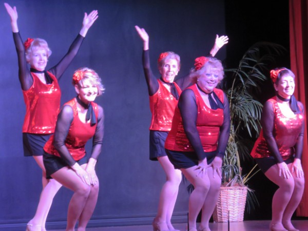 The Broadway Bound Dancers opened the Talent Showcase with a tap number.