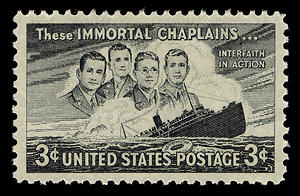 The Four Chaplains commemorative stamp.