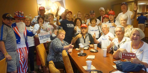 Donald Trump supporters savored their candidate's big win.