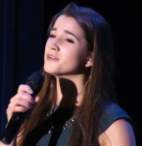 Niamh Farrell brought angelic tones to Irish songs at Savannah Center on Saturday night.