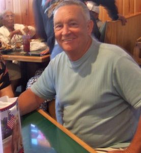 Retired police officer Jimmy Thomas at Gator's Dockside.