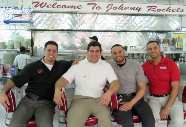 The Suleiman family runs two restaurants here and will soon open a third, from left, David Nate George and Joe. Jack Suleiman is not pictured.