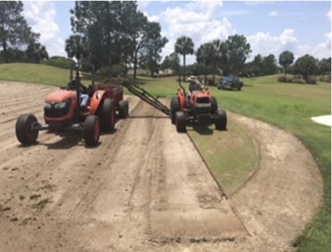 Work has begun at El Santiago Executive Golf Course.