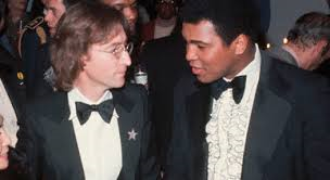 John Lennon and Muhammad Ali met later in life.