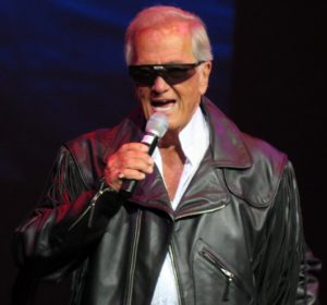Pat Boone was in a heavy metal mood singing Smoke on  the Water at The Sharon.