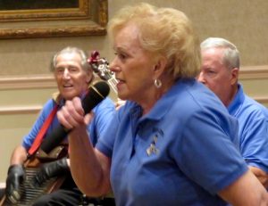 Margo Smith showed plenty of life singing with Sparky's Strummers at the Music Lover's Showcase.