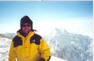 Judge Larry Semento in 1998 during the Denali climb.