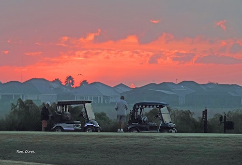 Sunrise over Mangrove Executive Golf Course in The Villages