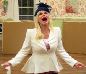 Kathleen Kane plays a wise cracking Miss Adelaide in Guys and Dolls.