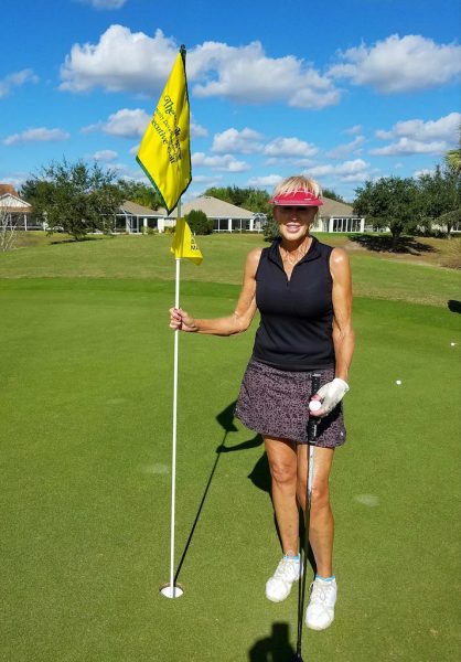 Linda Sterling of the Village of Ashland got a hole-in-one on Dec. 28 at Hole #7 at the  Churchill Greens Executive Golf Course.