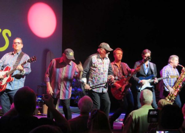 The Beach Boys had the crowd standing and singing along with the song "Barbara Ann."