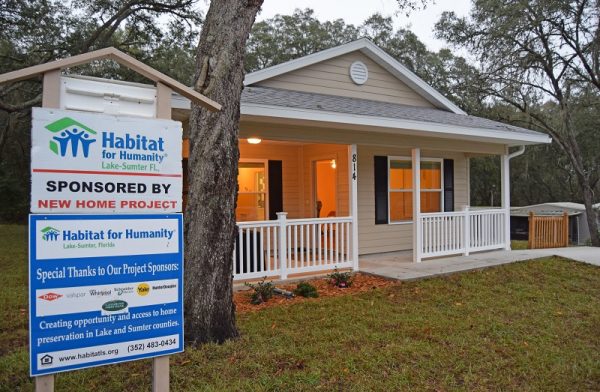 The new Habitat for Humanity home in Lady Lake.