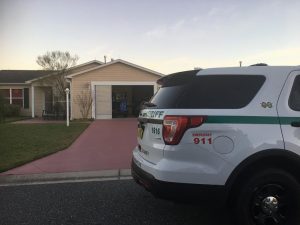 A Sumter County sheriff's deputy was in the Village of Sabal Chase on Wednesday morning.