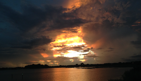 Lake Sumter at sunset