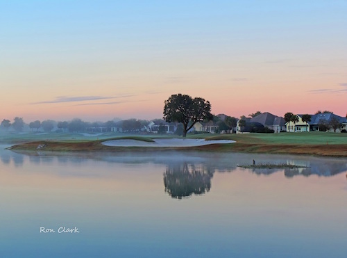 Dawn breaks over Allamanda Golf Course in The Villages