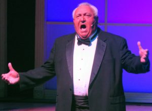 Larry Rivellese was in powerful voice singing an operatic number.