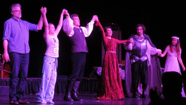 The cast of Camelot takes a bow during a standing ovation Tuesday at Savannah Center. 