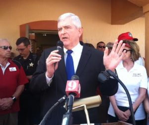 Congressman Daniel Webster at Friday's ribbon-cutting in The Villages.