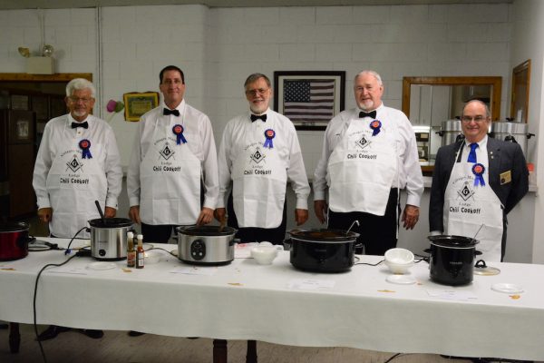 The Villages Masonic Lodge served up chili at a recent luncheon.