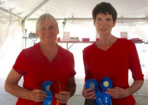 Winners Shirley Rickis and Lois Heller.