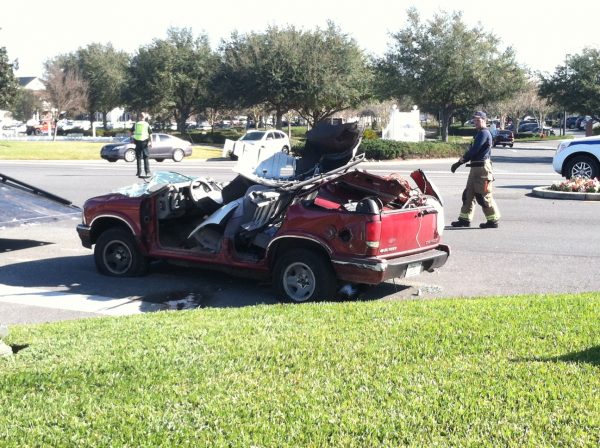 Accident at Parr Drive and Buena Vista Boulevard