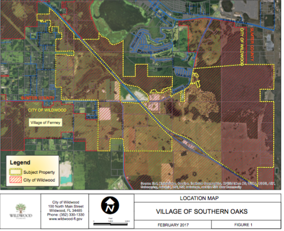 An overview of the Villages of Southern Oaks.