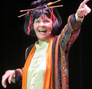 Gail Baumann nearly stole the show playing Mrs. Meers.