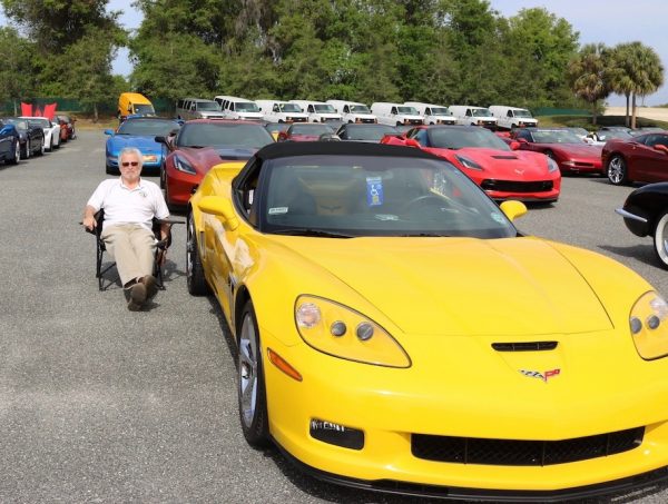 Joe Marhefki of the Marion Conty Corvette club and his 2012 Corvette.