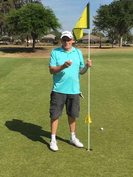 Dewey Beagell from the Village of Amelia got a hole-in-one on Sunday, April 2 at Belmont Executive Golf Course on the 6th hole.