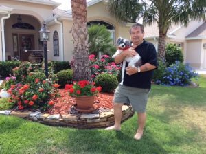Nick Knolmayer at his home in The Villages prior to the accident.