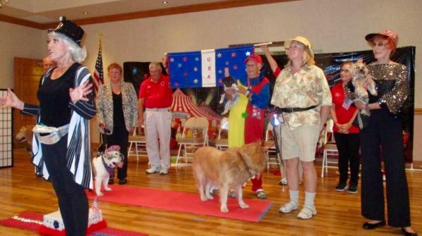 The performers at the Canine Circus.