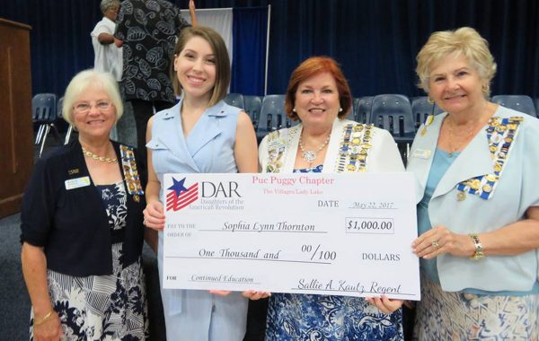 Margie Steele, Village of Tall Trees, Sophia Thornton, Wildwood, Karen Carbonneau, Village of Winifred, and Regent Sallie Kautz, Village of Glenbrook, from left.